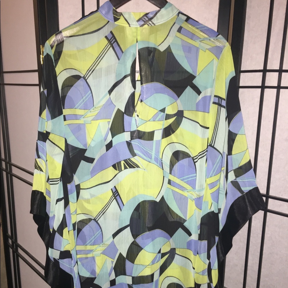 Geometric print dress